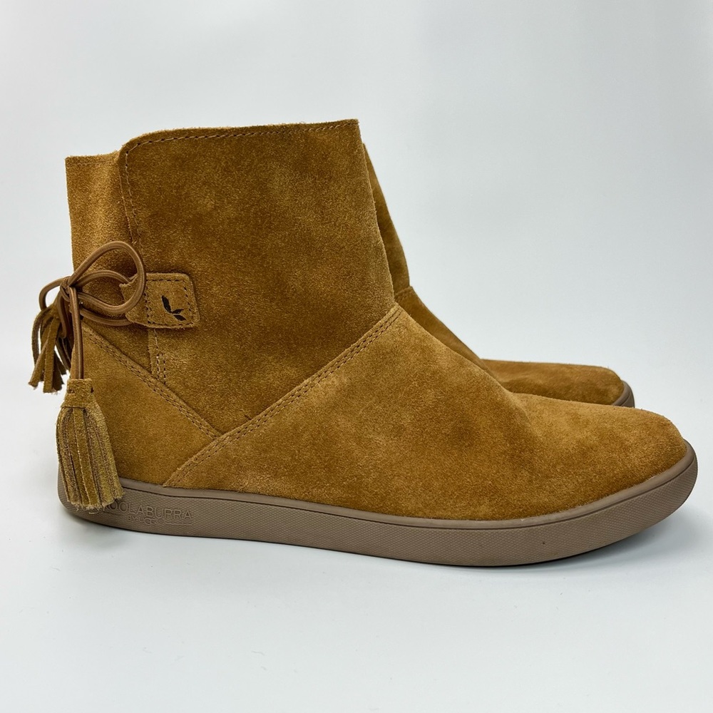 Koolaburra By UGG Womens Skyller 1092579 Brown Pull On Ankle Winter Boots Sz 7